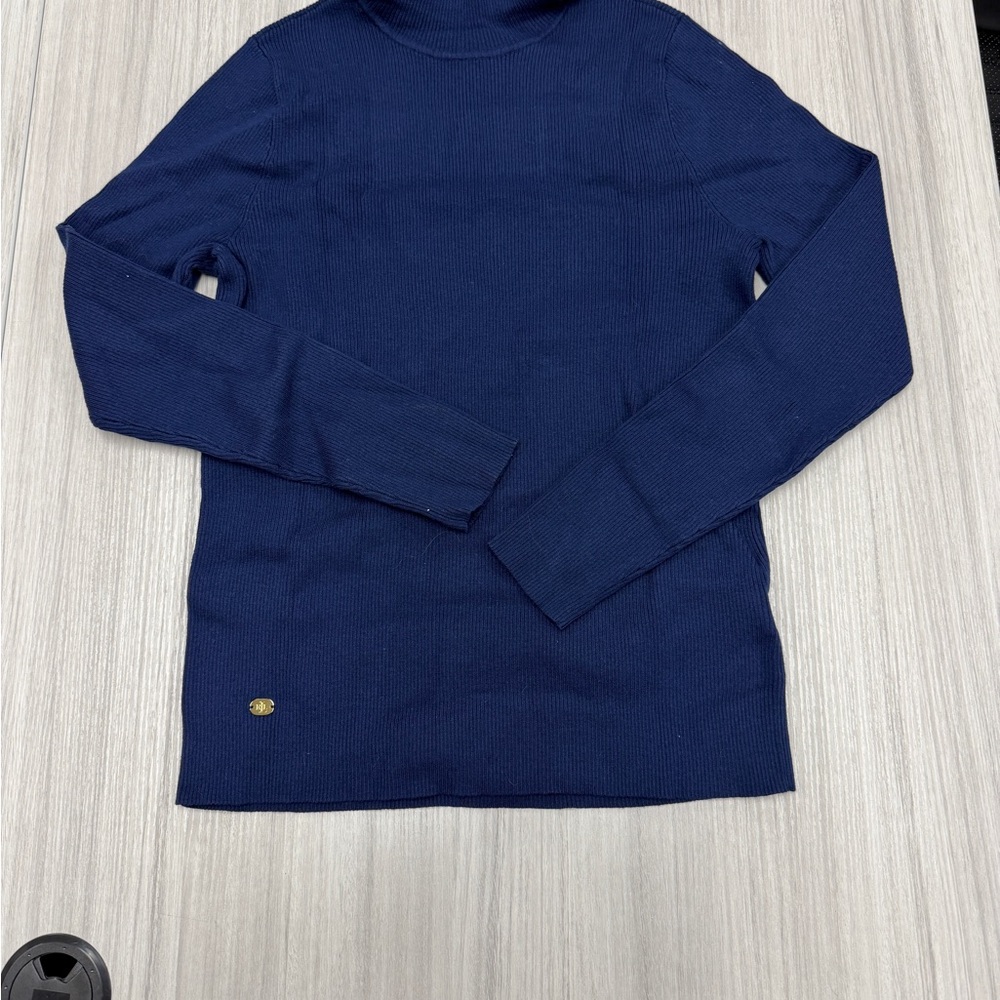 Women’s Navy Blue Ralph Lauren Turtleneck Sweater